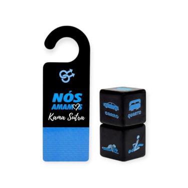 Imagem de Aviso De Porta Com Dados Eróticos Nós Amamos Kama Sutra Gay Diversão Ao Cubo Colorido