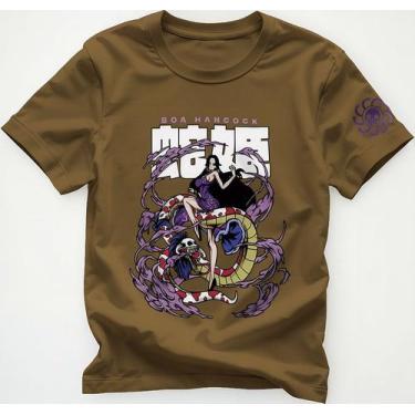 Imagem de Camiseta Casual One Piece  Estampa Exclusiva Da Boa Hancock - Lobo Set