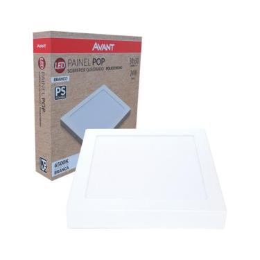 Imagem de Painel Led Quadrado Sobrepor ABS 24W 6500K Bivolt - Avant