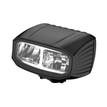 Imagem de menolana Luz de bicicleta Farol de bicicleta em formato de leque Antirreflexo Acessórios para passeios noturnos Farol dianteiro para estrada Montanha Exterior, Preto