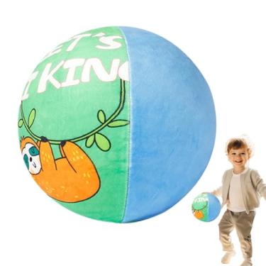 Imagem de Bola silenciosa, drible silencioso de basquete interno | Basquete infantil silencioso e saltitante | Basquetebol do teste padrão dos desenhos animados amigável à pele delicada das crianças para jogos