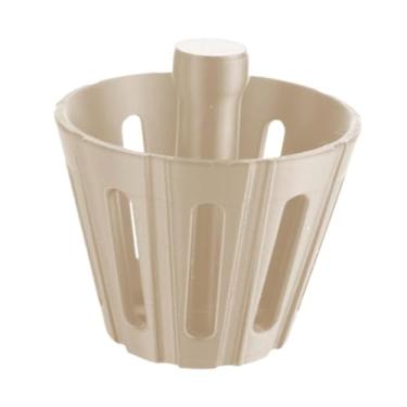 Imagem de Fenteer Cone de Filtro de Café Origami Filtro Copo Fácil de Limpar Leve Portátil Acessórios de Bar Manual Gotejamento Filtro de Café Moldador, branco