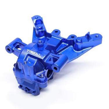 Imagem de TREAL Aluminum 7075 Front Bulkhead Gearbox Set CNC Machined Upgrades for 1/8 Maxx Slash Maxx(Blue)