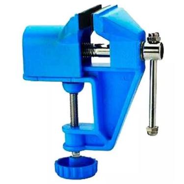 Imagem de Torno De Bancada Aco Base Fixa Mini Morsa 60mm Hikari Hk201