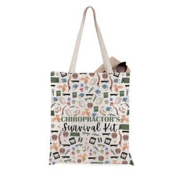 Imagem de WCGXKO Kit de sobrevivência de quiropraxia, presente de assistente de quiropraxia, mercadoria de quiropraxia, Bolsa de quiropraxia, Medium