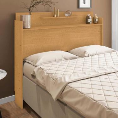 Imagem de Cabeceira de Casal com 2 Prateleiras Cristais Naturalle - CASA H