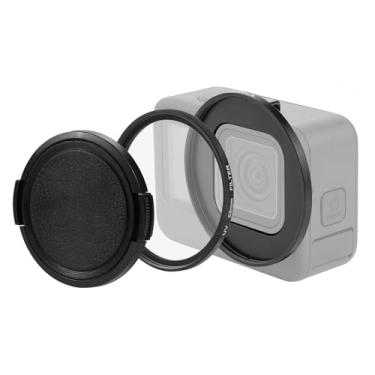 Imagem de FotStdio Anel adaptador de lente com filtro de lente UV de 52 mm para acessórios de câmera de ação Go Pro HERO12 preto/11 preto/11 preto/10 preto/9 preto