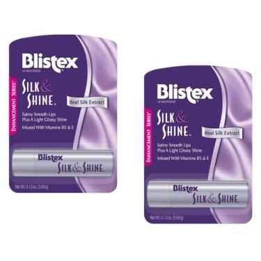 Imagem de Hidratante labial Blistex Silk & Shine, 3,7 ml, pacote com 2