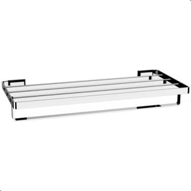 Imagem de Porta Toalhas de Banho Duplo Toalheiro Hotel Inox F.Empire - FassinSho