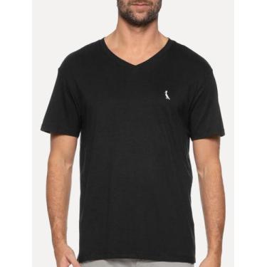 Imagem de Camiseta Reserva Masculina V-Neck Vento Icon Preta, M/M