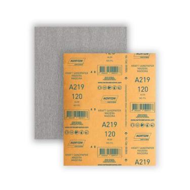 Imagem de Lixa Branca Seco 120 No-Fil 50 Peças - Norton - Kit Multiuso de Acabam