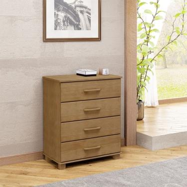 Imagem de Cômoda 4 Gavetas Linha Ouro Madeira Maciça 2250FN Freijó Finestra