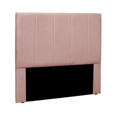 Imagem de Cabeceira Cama Box Solteiro 90cm Anya Veludo - Loja Sheep, Rosa