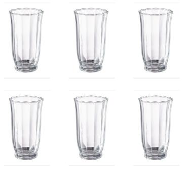 Imagem de Conjunto 6 Copos Long Drink Peach 350 Ml Hauskraft