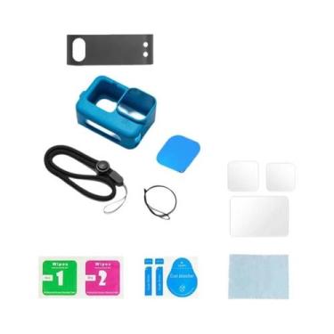 Imagem de Capa de Silicone Preta para GoPro - Proteção para Bateria, Tampa Later