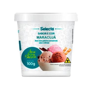 Imagem de Base para Sorvete Algemix Maracujá 100g - Selecta