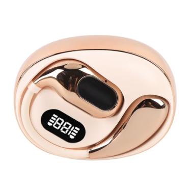 Imagem de SPYMINNPOO Tradução Ear Fones de Ouvido, AI Precisa BT BT Wireless Hook Tradução Os Fones de Ouvido, para Vida de Estudo, Comunicação Multilíngue (Bege)