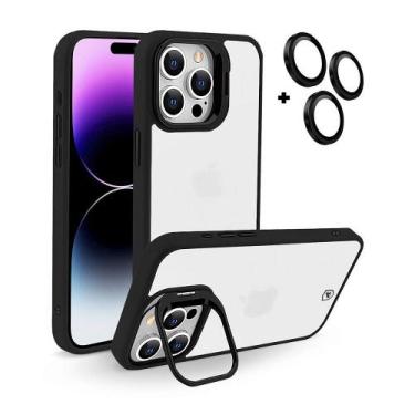 Imagem de Capa case capinha para iPhone 14ProMax-Gravity Preta-Gshield