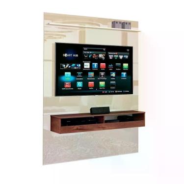 Imagem de Painel Para Até 50 Polegadas Off White E 120cm