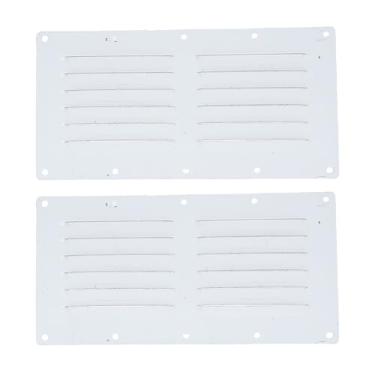 Imagem de Acouto 2pcs Capa de Grelha de Ar de Ventilação de Ventilação 316 Aço Inoxidável Tampa do Painel de Ventilação Retangular de Ar para Navios Iates Rvs