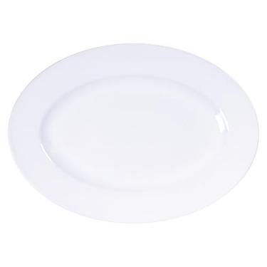 Imagem de Travessa Oval Tramontina Maria Augusta em Porcelana 40x29 cm
