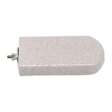 Imagem de Baoblaze Plataforma para pássaros, suporte para papagaios, exercício, aparador de garras, bico, pedra de amolar para aparar unhas de pássaros, patas, cacatuas, Cinza