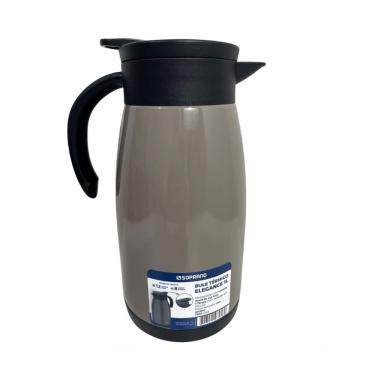 Imagem de Bule Térmico Soprano 1 Litro Aço Inox Com Gatilho Fendi