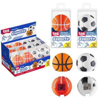 Imagem de APONTADOR ESCOLAR ESPORTE - BASQUETE - FUTEBOL - TRIS