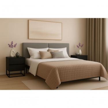 Imagem de Kit 2 Mesas De Cabeceira Industrial 45cm Base Preto