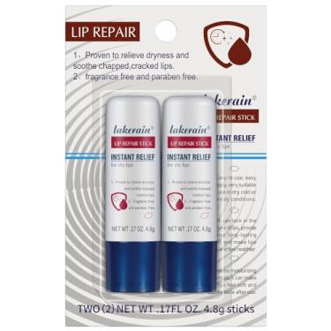 Imagem de NICEFACE 2 peças de bastão de reparo labial natural - bálsamo labial hidratante brilhante e máscara para dormir, protetor labial hidratante o dia todo - acalma os lábios secos e rachados cuidados com