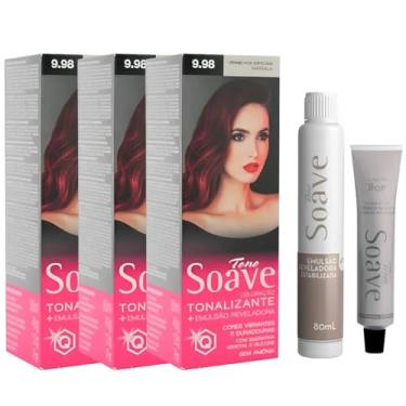 Imagem de Coloração Capilar Tonalizante Sem Amônia Tono Soave Capelli 3 Und (9.98 Marsala)