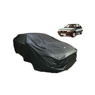Imagem de Capa Cobrir Carro Kadetti Forrada Impermeável  Acesso Lateral - Kahawa