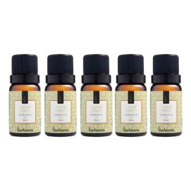 Imagem de 5 Essências Aromatizador Difusor Elétrico 10ml Via Aromas - Varias Fra