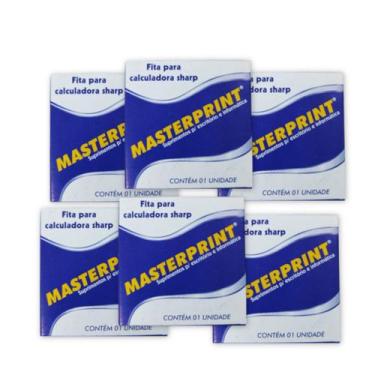 Imagem de Fita p/ calculadora sharp kit 6un - masterprint