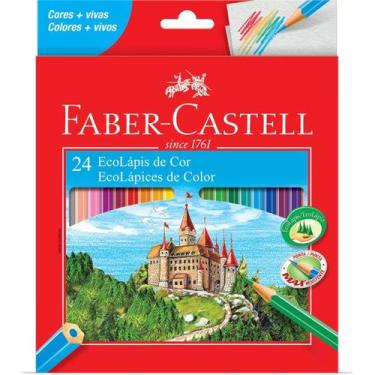 Imagem de Lápis de cor Faber Castell EcoLápis Sextavado com 10, 12, 15, 24 ou 36