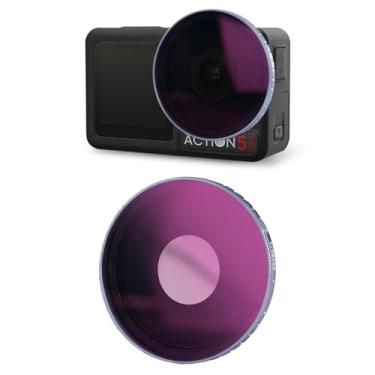 Imagem de REYGEAK Filtro VND 3-5 para DJI Osmo Action 5 Pro/4, combinando ND8, ND16, ND32.