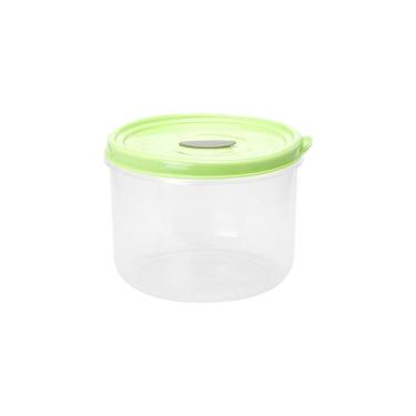 Imagem de Pote Redondo Para Micro-ondas E Freezer Com Válvula 600ml - Linha Wave Plasvale Verde