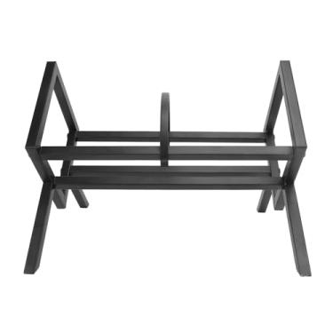 Imagem de aqxreight Rack de Armazenamento de Gravação para álbuns, Registros de Música Exibem Prateleira para Livros, Revistas e CDs Em Aço Carbono (1 camada)