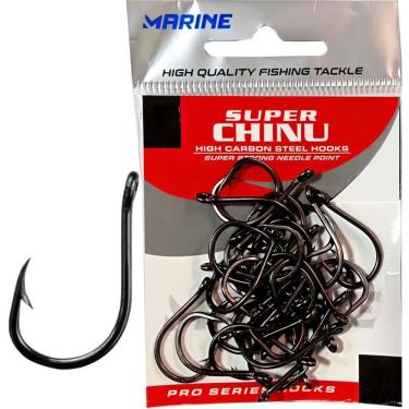 Imagem de Anzol Marine Sports Super Chinu 09 Black Nickel 30 Pçs