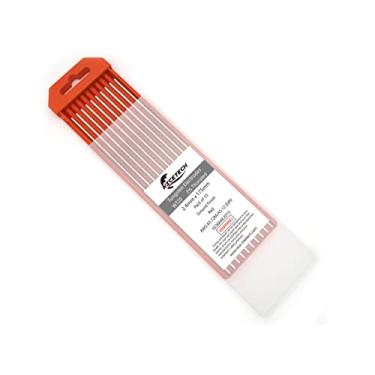 Imagem de NICETECH Eletrodos de tungstênio de soldagem TIG 2% Thoriated 3/81.3 cm x 17.8 cm (vermelho, WT20/EWTh-2) pacote com 10