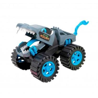 Imagem de Brinquedo Monster Truck Wolf Carrinho Miniatura Picape Fricção 29,5cm 