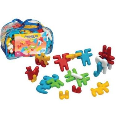 Imagem de Sacola de Peças de Montar Animais de Encaixe 100 Peças - OUTRAS MARCAS