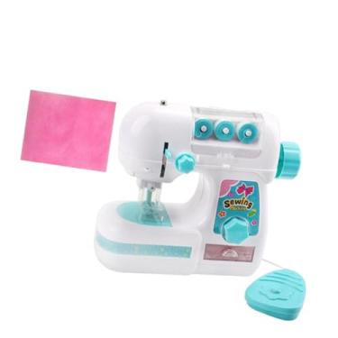 Imagem de Colaxi Máquina de costura elétrica de brinquedo, eletrodoméstico, faça você mesmo, artesanato, conserto, máquina de aprendizado, brinquedos de