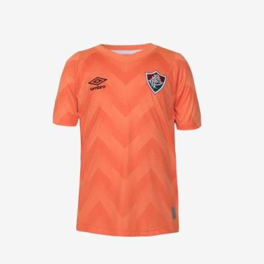 Imagem de Umbro Camisa Juvenil Goleiro Fluminense Of. 2024,Laranja Flúor,8