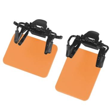 Imagem de DONGKER Persianas de óculos de tiro, 2 peças de remendo de óculos de tiro de ângulo ajustável de 180° para tiro, treinamento, tiro com arco