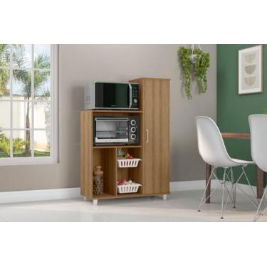 Imagem de Fruteira Anne Armário Com Bancada Organizadora Multiuso Para Microonda