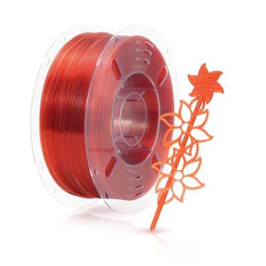 Imagem de FilaBees Filamento transparente PETG transparente 1,75 mm, filamento de impressora 3D de alta resistência PETG rápido para impressão rápida e de alta precisão, filamento de impressão 3D de melhor