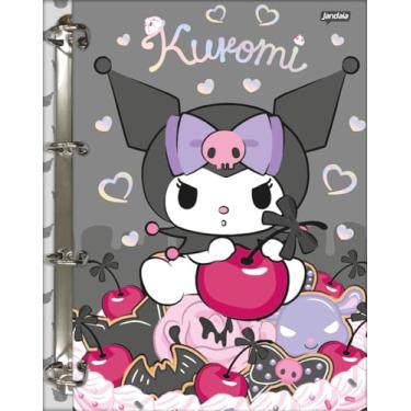 Imagem de Jandaia - Caderno Argolado Cartonado College Kuromi 80 folhas