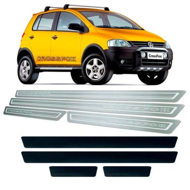 Imagem de Soleira + Vinil Volkswagen Crossfox 2005 Até 2018