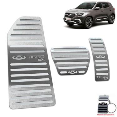 Imagem de Descanso De Pé + Pedaleira Chery Tiggo 5X 2019 2020 Prata